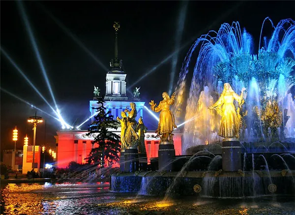Москва ночью: самые живописные места. 6