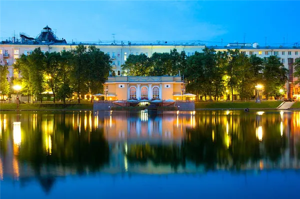 Москва ночью: самые живописные места. 3