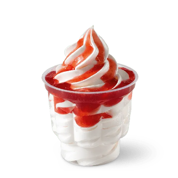 Мороженое клубничное во Вкусно и точка (Макдональдс)