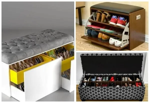 Способы хранения обуви в квартире: в шкафу, в коробках, органайзерах и даже на вешалках. 8