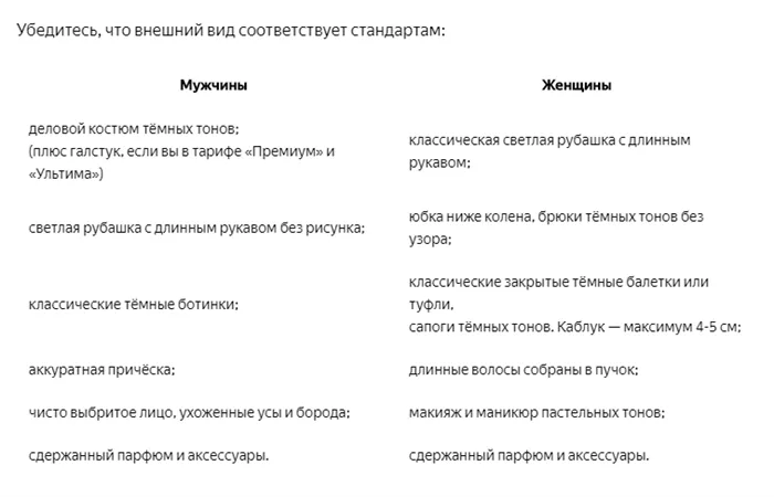 Требования к одежде для прохождения экзамена